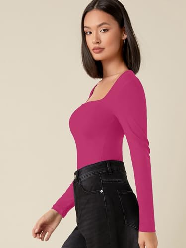 Image of Aahwan Women's & Girl's Solid Long Sleeve Polyester Slim Fit Top