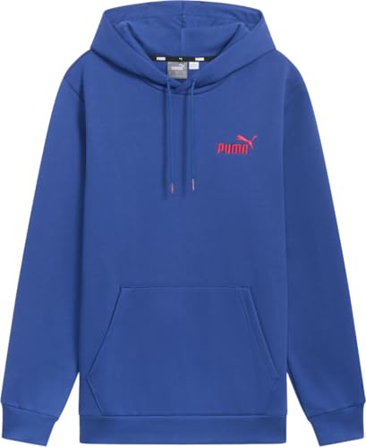 PUMA Men's Essentials Embroidery Logo Fleece Hoodie
