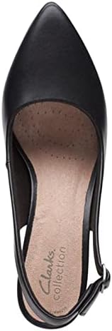 Clarks Women's Kataleyna Step Pump, Black Leather, 8.5 | Image 6