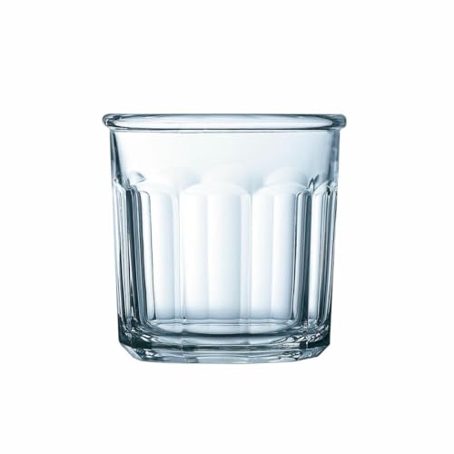 Arcoroc ARC L3749 Eskale Trinkglas, Wasserglas, Saftglas, 420ml, Glas, transparent, 6 Stück