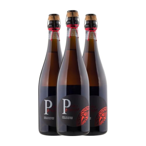 Sidra Viuda de Angelón Prau Monga Brut Sidra de Asturias Reserva 75 cl (Caja de 3 Botellas de 75 cl)