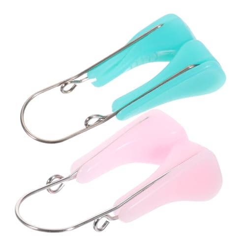 FRCOLOR Face Beauty Tool Nose Shaper Lifting Clip Nose Corrector Straightener 3pcs Silicone Random