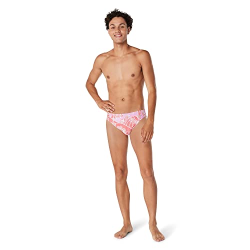 Speedo Men's Swimsuit Brief Eco Flex 2” Outseam Beachstar Swim Briefs (Pack of 1)