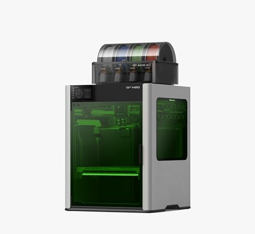 Image of Bambu Lab H2D Combo 2 3D Printer with 10W High-Speed Laser Module, Large Build Volume, Auto Bed Leveling, Multi-Material Printing, Wi-Fi Connectivity, and Silent Operation