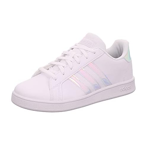 adidas Unisex Grand Court Schuhe, Ftwwht/Ftwwht/Dshgry, 36 2/3 EU