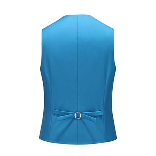 Chaleco de traje elegante corte regular para caballero en bodas casuales 3