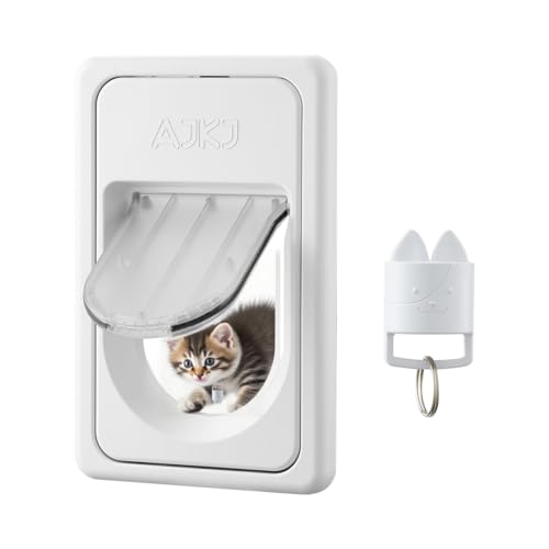 AJKJ Smart Electronic Pet Door, Automatic Cat Dog Door...