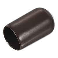 1.5mm Inner Dia Rubber Hose End Cap Screw Thread Protector Cover Black 100pcs | UK