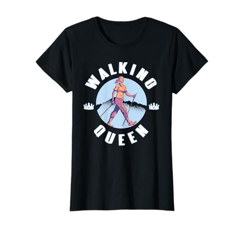 Walking Queen - Laufsport Laufen Walken Nordic Walking T-Shirt