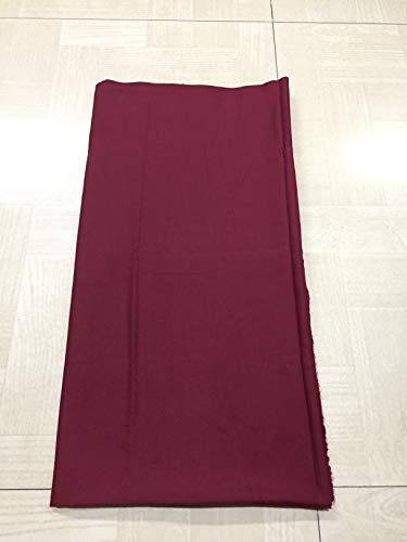 Image of BKRKJ Women's Lizibizi Cotton Unstitched Dress Material Plain Fabric by Meter for Sewing Suit,Salwar,Blouse,Shirt,Kurta,Pyjama,Pathani,Kameez,Chudidar,Patiyala (Maroon 19, 2.5 Meter)