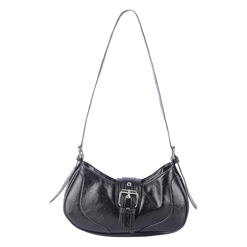 Image of Y2k Purse Shoulder Bags,Hobo Clutch Purses Bags,Phone Wallet Purse,Large Capacity Commuter Crossbody Bag for Women (Black)