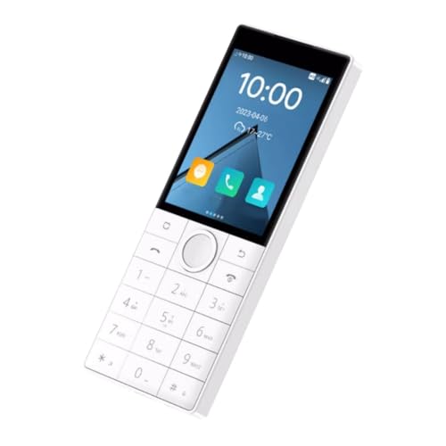 Uxsjakjsd Teléfono Móvil Inteligente 4G con Pantalla Táctil y Teclado, Sin Cámara, 3 GB + 32 GB, 1700 MAh, 2,8 Pulgadas, Android, Color