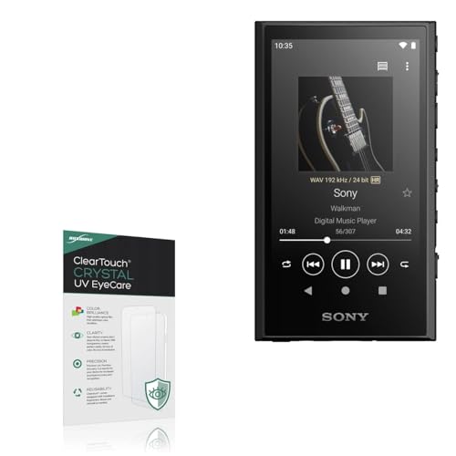 BoxWave Screen Protector Compatible With Sony Walkman NW-A300 - ClearTouch Crystal Anti-UV EyeCare (2-Pack), Filters out Harmful Blue Light Reduce Fatigue