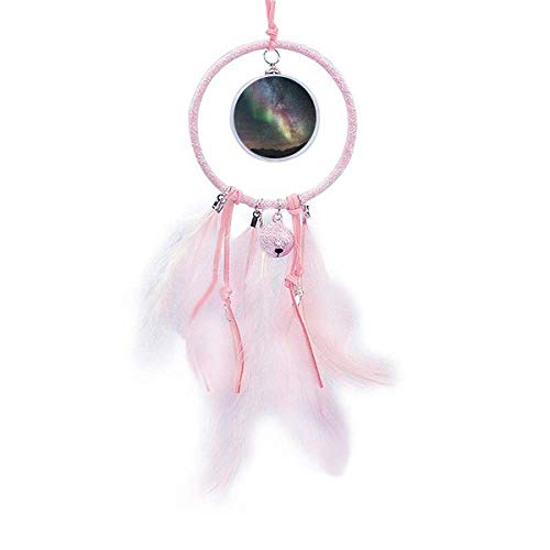 Dream Catcher Nuages Sombres et Petite Cloche pour Décoration Murale de Maison