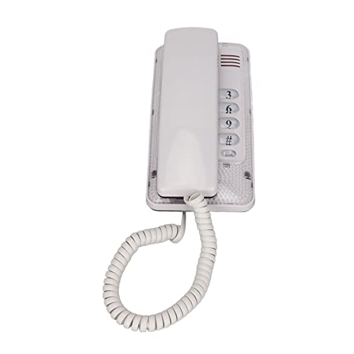 Teléfono de escritorio con cable, teléfono fijo colgante, funciones rápidas miniatura 5