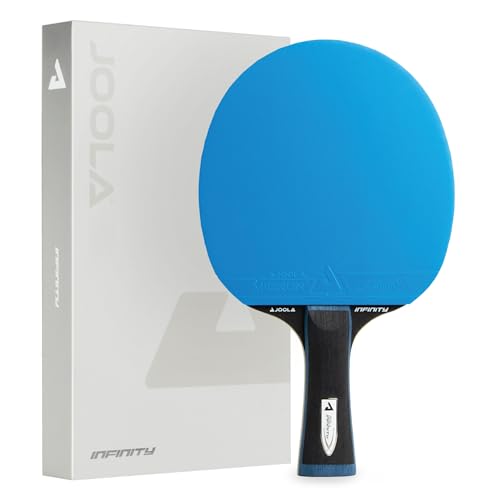 JOOLA Raqueta de ping pong White Infinity GL – Raqueta de fibra de vidrio con almohadillas Micron+