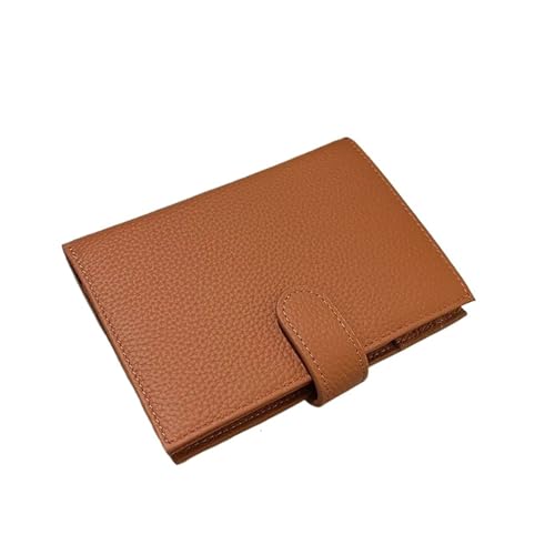 OZLCUA Porte-Passeport Tour de Cou en Cuir véritable, Portefeuille Voyage Pliable for Femmes et Hommes avec Cordon(Color-03)