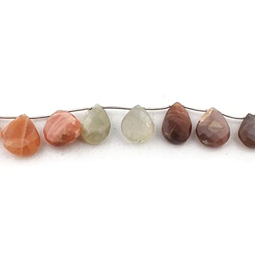Multi Moonstone Faceted Beads de grande taille pour éliminer les bijoux ternes