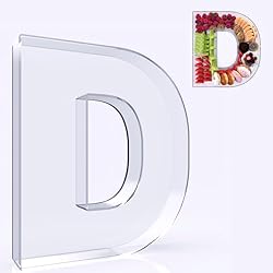 Plastic Fillable Letter Charcuterie Box, 10in Reusable Alphabet Shaped Serving Tray For Birthday Anniversaries, Party Decorative Serving Plates Display Candy (Letter Z - View #3