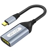 AUKOKIOULA USB C to HDMI Adapter (4K@60Hz), USB Type-C to HDMI Female Adapter [Thunderbolt 3/4 Co...