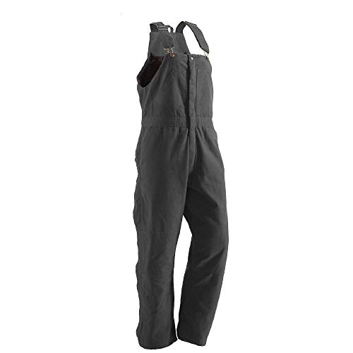 Berne Women's Softstone Insulated Bib, Large Regular, Titanium