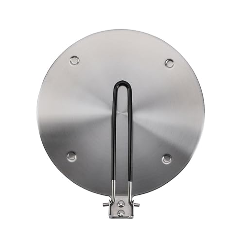 Xanorrg Bandeja De Descongelación Estufa Eléctrica Placa Adaptadora Inducción Solución Calentamiento Eficiente Acero Inoxidable para Cocinar Placa Distribuidora Calor