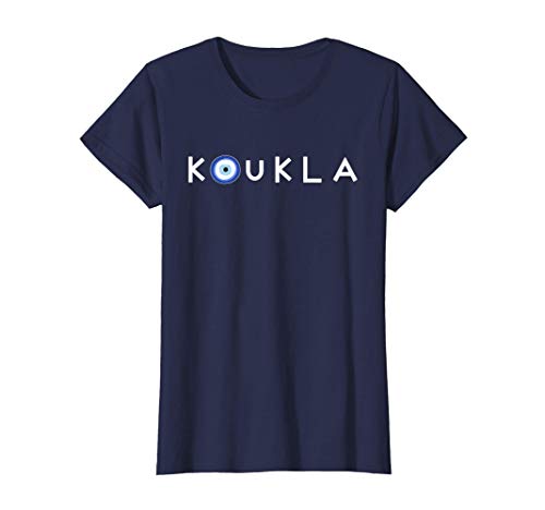 Greek Koukla Evil Eye Greek Pride Greek Woman Girl Greece T-Shirt