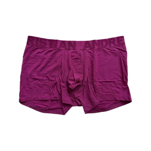 Andrew Christian - Männer Boxer Slip Unterwäsche - Almost Naked® Bamboo Boxer Magenta - 1x Größe L
