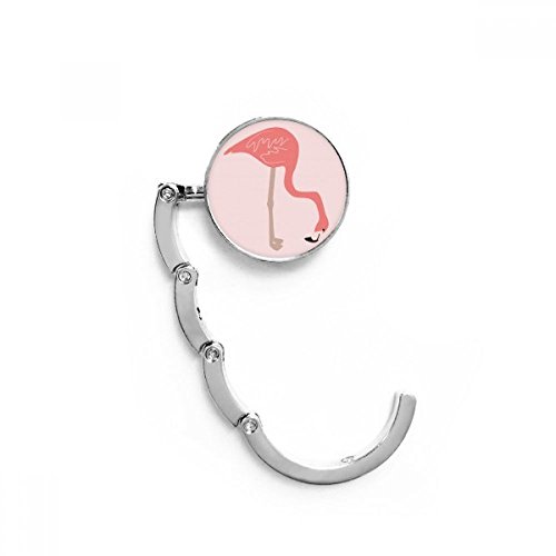 Accroche-sac pliable flamingo et porte-sac de table compact 4,4 x 4,4 cm multicolore