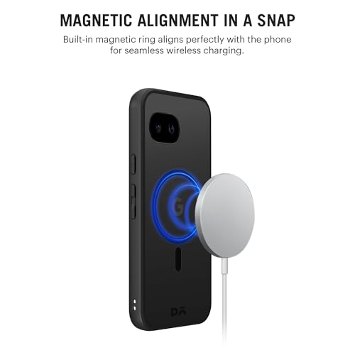 Image of DailyObjects Nimbus 2.0 Magnetic Phone Case Cover Compatible with Google Pixel 9a | Wireless Charging Slim Back Cover | 2 Layer Edge Protection & Shockproof