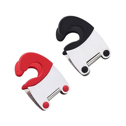 PRETYZOOM Pot Side Spatula Clip Utensil Holder for Stove Top Kitchen Anti-scalding Clip Spatula Pot Holder Random