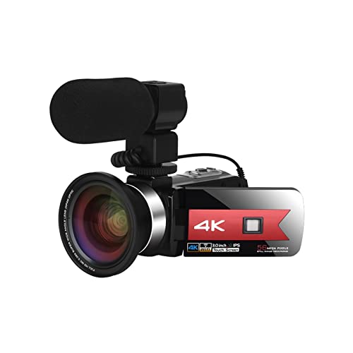Caméra de diffusion en direct 4K grand angle avec vision nocturne