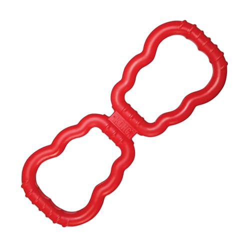 KONG Tug Toy - Jouet en Caoutchouc Naturel pour Chien pour Les Jeux - pour Chiens Moyens/Grands