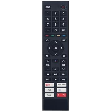 Controle remoto de substituição de voz aplicável para Hisense A6 Series LED 4K UHD Google Smart TV 75A6N 65A6N 55A6N 43A6N 85A6N