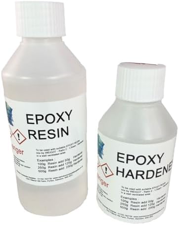 EPOXY Resin - For Repairs, Laminating, Carbon Fibre Projects - Kits Available : 150g,375g,750g & 1.5Kg Kits (Epoxy Repair 375g)
