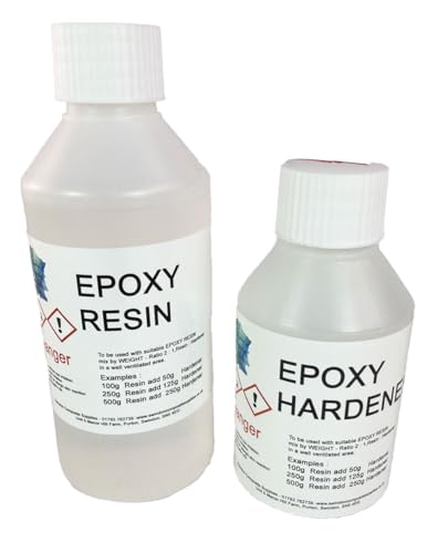 Swindon Composite Supplies : EPOXY Resin - For Repairs, Laminating, Carbon Fibre Projects - Kits Available : 150g,375g,750g & 1.5Kg Kits (Epoxy Repair 375g)
