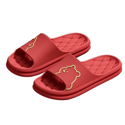 Premium Comfort Bear Relief Massage Mat Soft Slides Non Slip Flat Sandals Summer Slippers For Men Indoor Outdoor Footwear