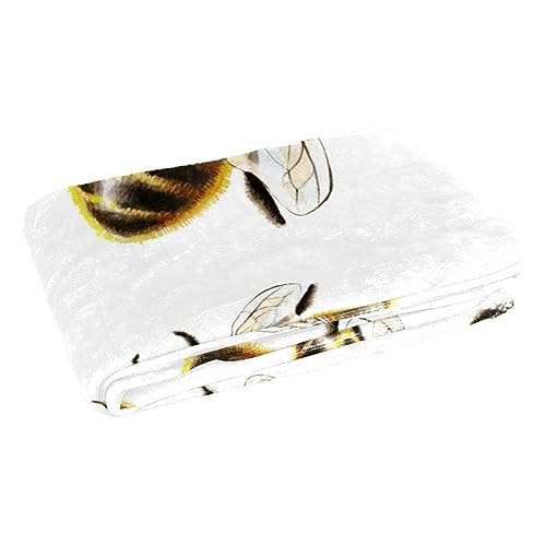 Couverture douce et chaude abeille contre les soirées fraîches