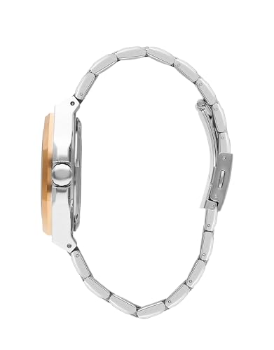 Image of Lee Cooper Automatic Analog Silver Round Dial Men's Watch - LC07977.530