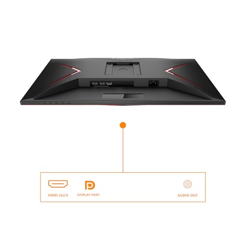 AOC Gaming 27G2ZNE - 27 Zoll Full HD Monitor, 240 Hz, 0,5 ms MPRT, FreeSync Prem. (1920x1080, HDMI 1.4, DisplayPort 1.2) schwarz/rot – Bild 5