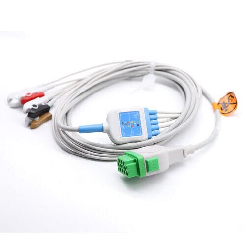 11pin 5-lead Snap Type ECG Cable Compatible GE-MEDICAL-image-23