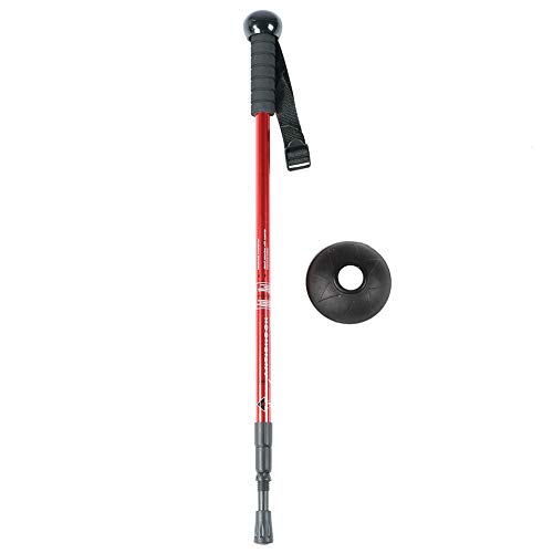 Kamera Einbeinstativ - Camcorder Einbeinstativ Tragbare Außenverstellbare Kamera Camcorder Einbeinstativ Kletterrohr Gehstock Alpenstock(rot)