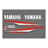 ricambio adesivi compatibile per yamaha 150cv v6 fourstroke