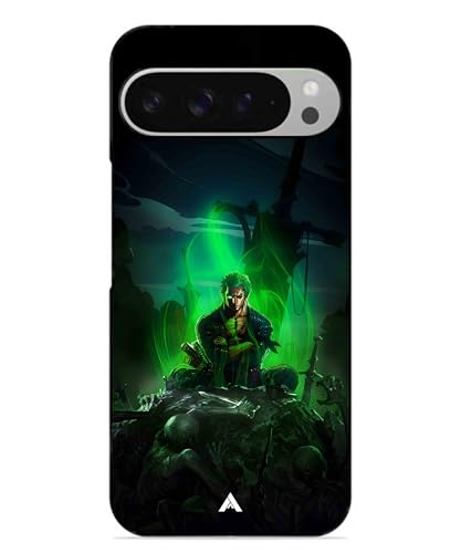Image of Premium Anime 1 Case for Pixel 9 Pro (Glossy Finish) Soft-Touch Metal TPU Back Cover, Shockproof, Designer, Aesthetic Mobile Phone Case