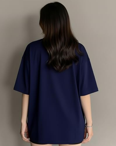 Image of AUSK Oversized T-Shirts || Printed Half Sleeve Tshirt for Womens