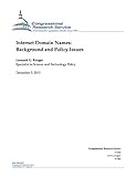  Internet Domain Names: Background and Policy Issues (English Edition)