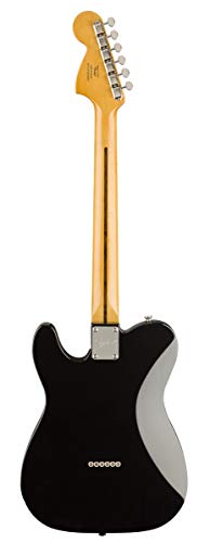 Image of Squier Classic Vibe 70s Deluxe Telecaster Electric Guitar, Black, Maple Fingerboard