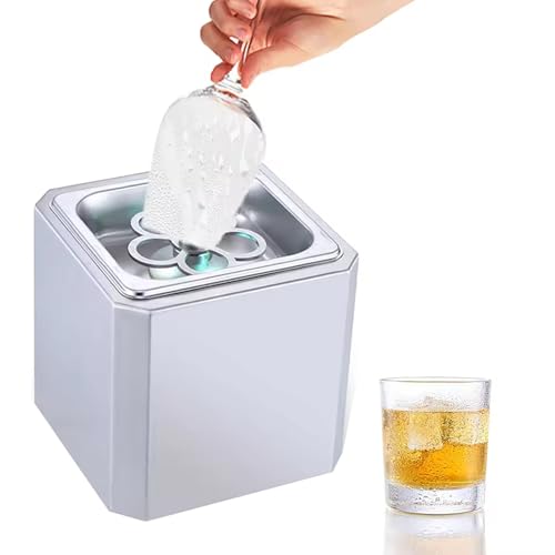 FXNFXLA Enfriador de Copas de Vino, escarchador de CO2 para Tazas y Vasos con luz LED, Enfriador instantáneo de Bebidas para cócteles, Cerveza, Bebidas Mixtas, Bar, Restaurante, Cocina