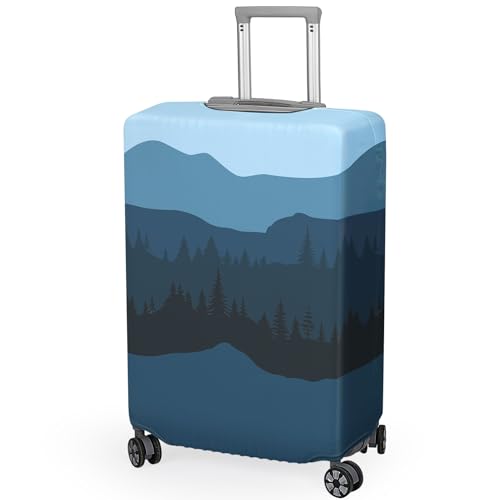 MHJY Suitcase Cover Washable Luggage Covers for Suitcase TSA Approved Elastic Luggage Protector Cover Scratch Resistant Travel Fits 18-32 Inch Luggage