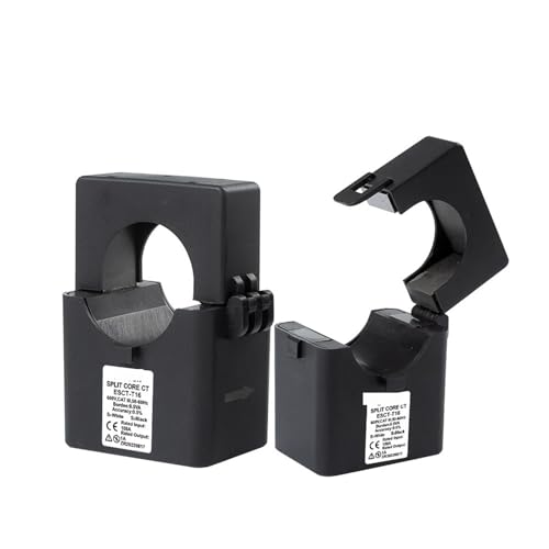 Transformador de corriente de núcleo dividido ESCT-T16 100A-1A: instalación sin cortes